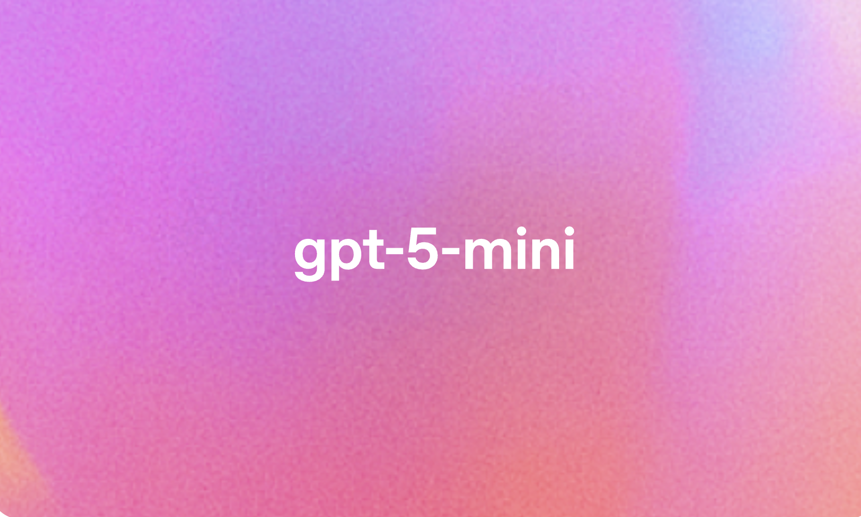 gpt-5-mini - AI model preview image